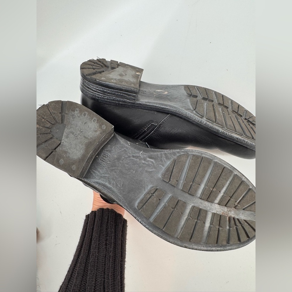 Avellini Portugal Black Genuine Leather moto boot 7,5 - Picture 4 of 4